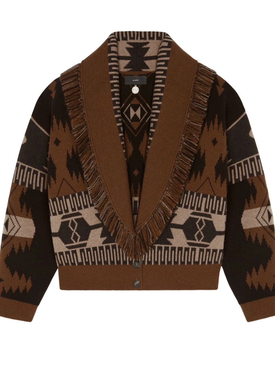 Cheap patterned-jacquard cardigan Alanui Women 0823